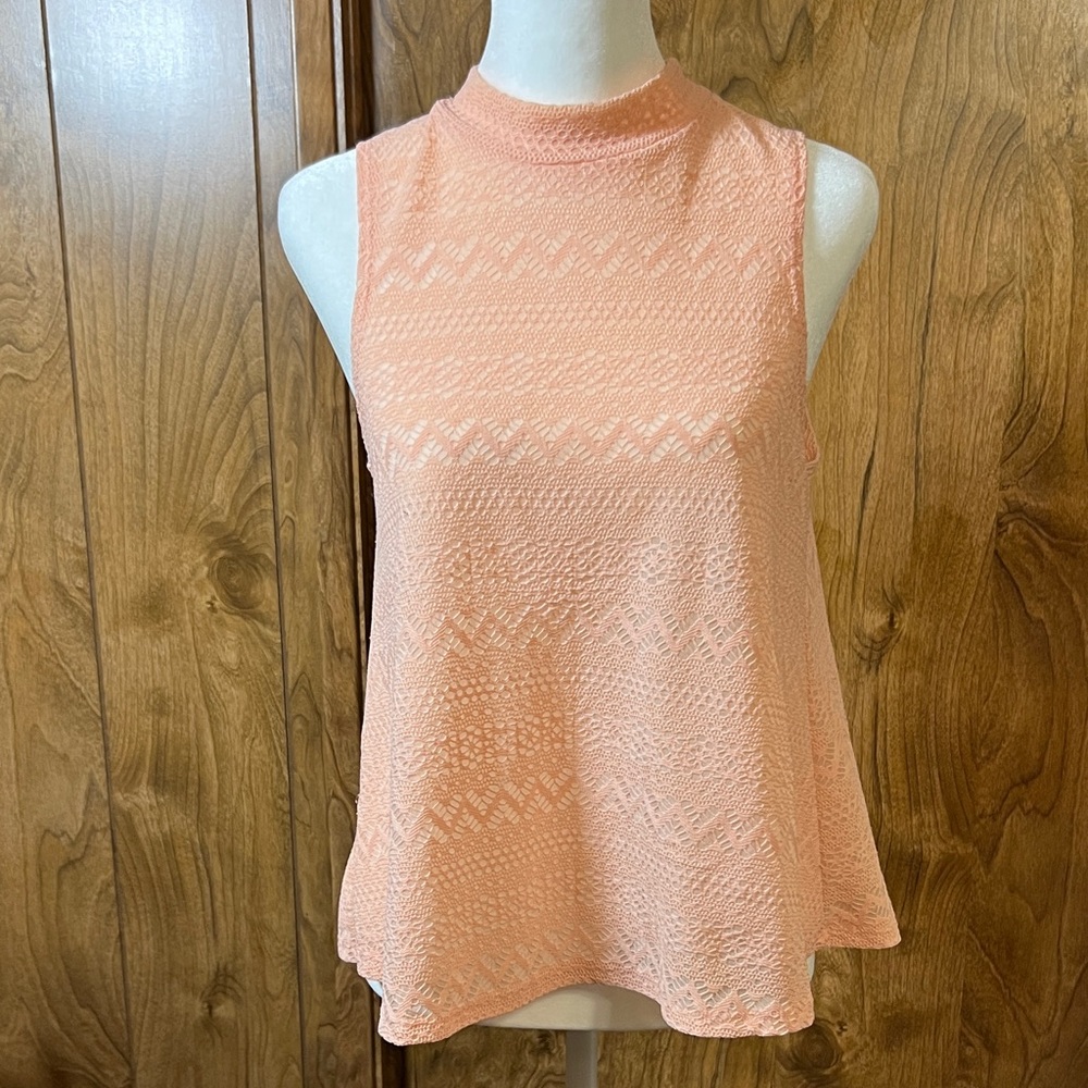 Chocolate Coral Sleeveless Tank Top
